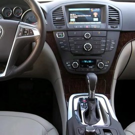 Automatic Gear Stick Shift Knob Car Gear Shifter Knob Cover Head Handle Lever Fit for Buick Verano Regal Excelle Opel Vauxhall (Black)