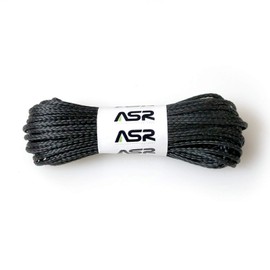 ASR Outdoor Technora Composite Survival Cord Rope 1200lb Breaking Strength 100ft Black