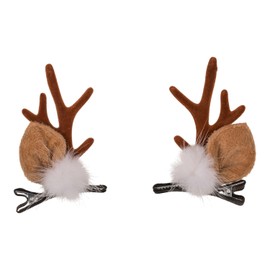Reindeer Hair Clips - Christmas Hair Clip in Random Version