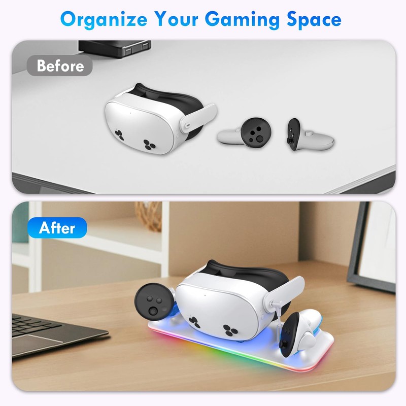 Charging Dock – PD 18W Fast Charging Station for Quest