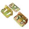 E-outstanding Bed Rail Bracket 2PCS Wood Bed Rail Fittings Bed