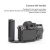 Camera Universal Side Handle Grip with Cold Shoe Mount Ergonomic