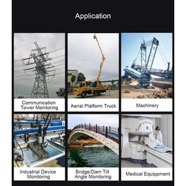 【SINIT-TTL Current Analog Tilt Switch】 High-Stability Dual-axis Analog (4-20mA,±90 Degrees) Security Inclinometer, Anti-Vibration Tilt Angle Sensor (IP67 Waterproof) for Constructions Monitoring