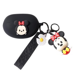 Case for New Bose Ultra Open Earbuds(2024), XMBYGY Silicone Charging Cute Case Shockproof Protective Cover with Cartoon Doll Anti-Lost Lanyard for Man Woman (MIN)