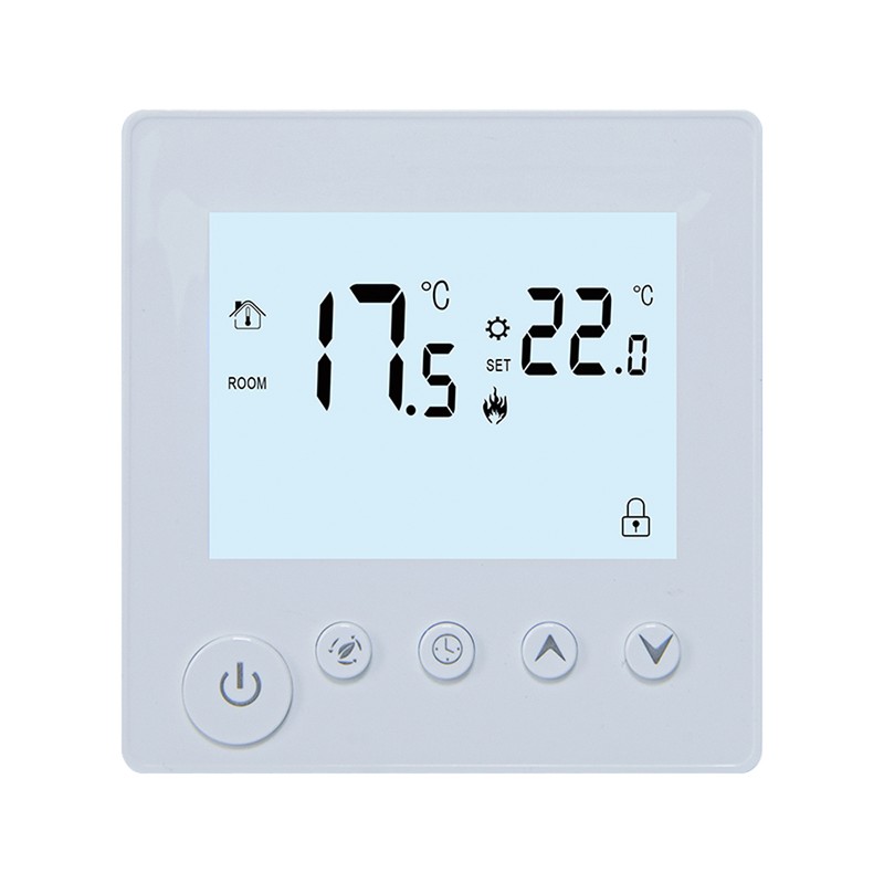 Temperature Controller LCD Backlight Display Week Time Indoor Temperature Display