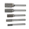Double Cut Carbide Burrs Rotary Files Set 6mm Shank for