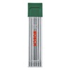 Bosch Graphitminen HB, 6 Stück (Ersatzminen für Tieflochmarker Bleistift; Härte