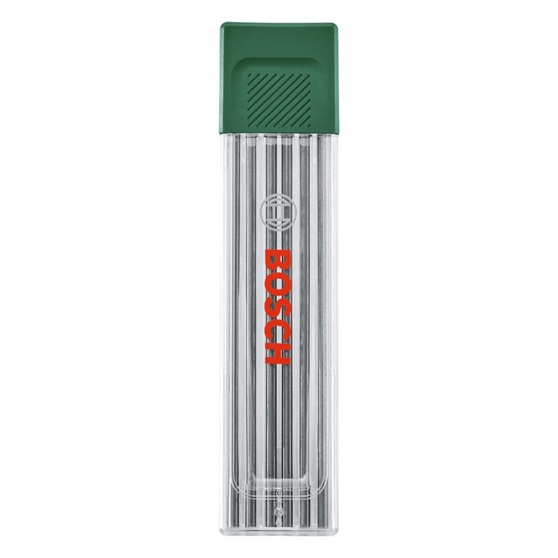 Bosch Graphitminen HB, 6 Stück (Ersatzminen für Tieflochmarker Bleistift; Härte