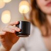 Cosumy Espresso Cups, Black, Set of 4, Made of Ceramic,