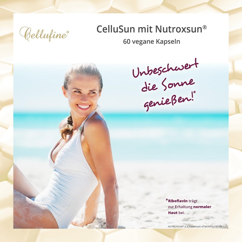 Cellufine® CelluSun with Nutroxsun® - 60 Vegan Capsules Optimised with