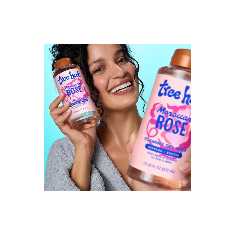 Tree Hut Moroccan Rose Foaming Gel Wash