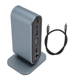 Docking Station 4K HD Multimedia Interface VGA 15W‑87W PD3.0 USB 3.0 Gigabit Ethernet Memory Card Storage Card 12 in 1 USB C Hub for MacBookPro for Dell for Hp