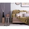 Bear & Panda Waffle Flannel Fleece Mink Throw - Sofa/Bedspread/travel