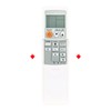 AULCMEET KM15E Replacement Remote Control Compatible with Mitsubishi Portable Cooling/Heating/Fan