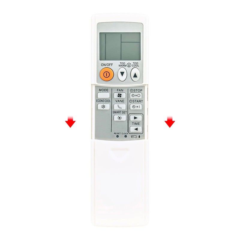 AULCMEET KM15E Replacement Remote Control Compatible with Mitsubishi Portable Cooling/Heating/Fan