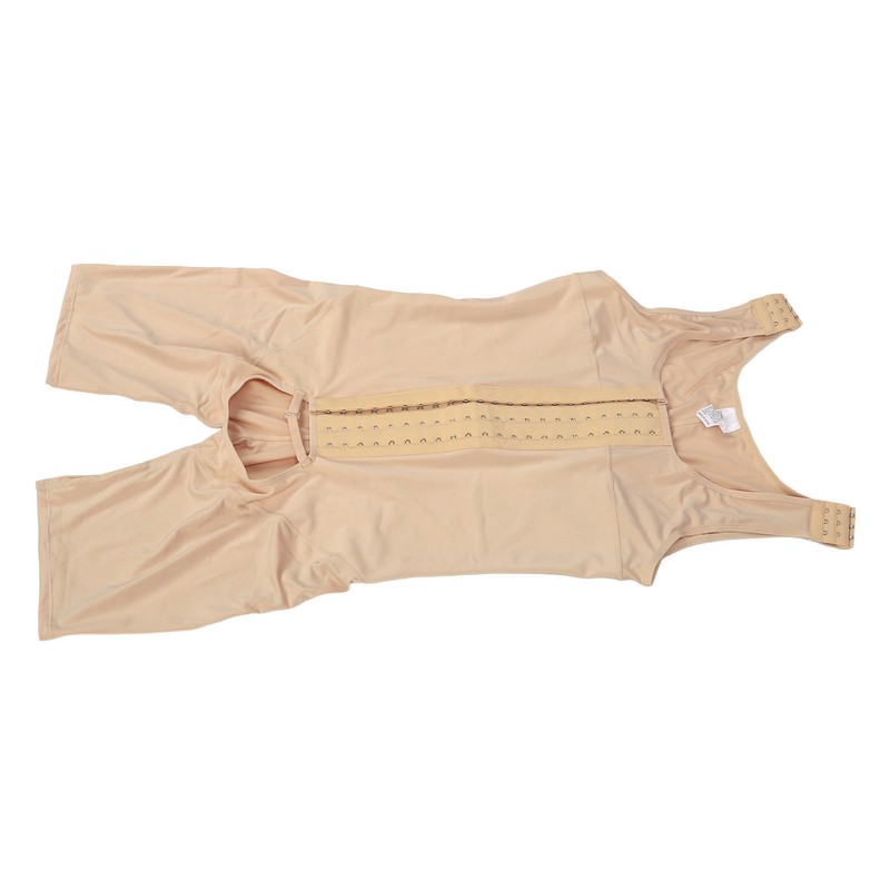 Men Shapewear Bodysuit Soft Breathable Adjustable Postoperative Compression Slimming Bodysuit