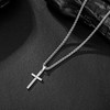 Silver Cross Necklace for Men, Speroto 925 Sterling Silver Mens