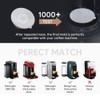 Reusable V-ertuo Capsules Refillable Coffee Pods with Espresso Aluminum Foils