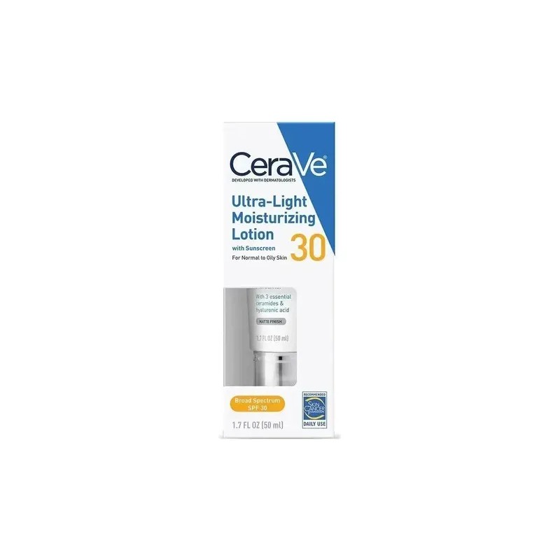 Cerave Loción Hidratante Ultraligera Con Fps 30 50ml