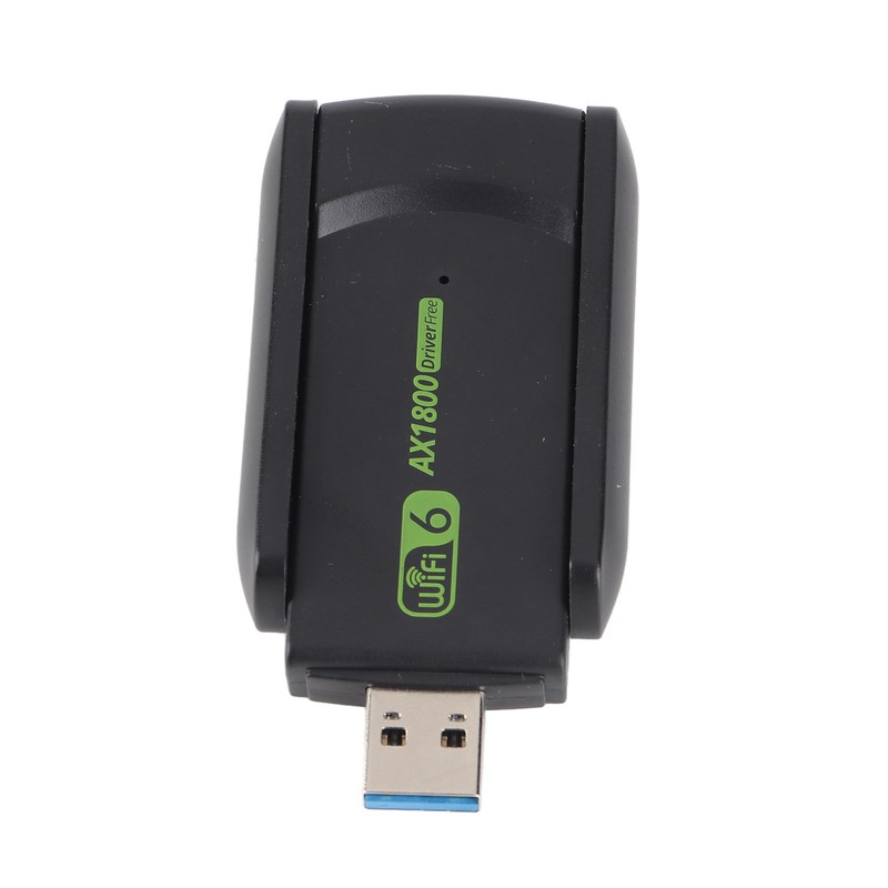 WiFi 6 Adapter USB3.0 2.4GHZ to 5.0GHZ AX1800Mbps MU MIMO