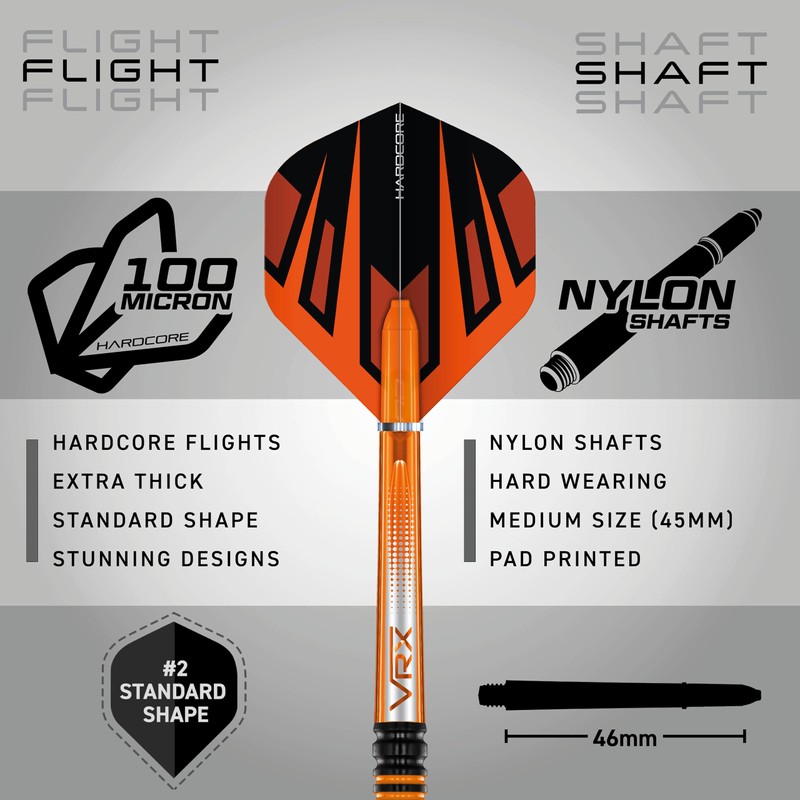 RED DRAGON Amberjack Pro 1 Juego de dardos de tungsteno