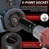 1/2" Drive Crank Bolt Socket Set, 17MM, 19MM, 21MM, 22MM,