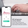 Smart Ring Gold BT Sleep Fitness Tracker IP68 Water Resistant