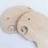 NineLives Wooden Board with Elephant Design 23.5 x 18.5 x