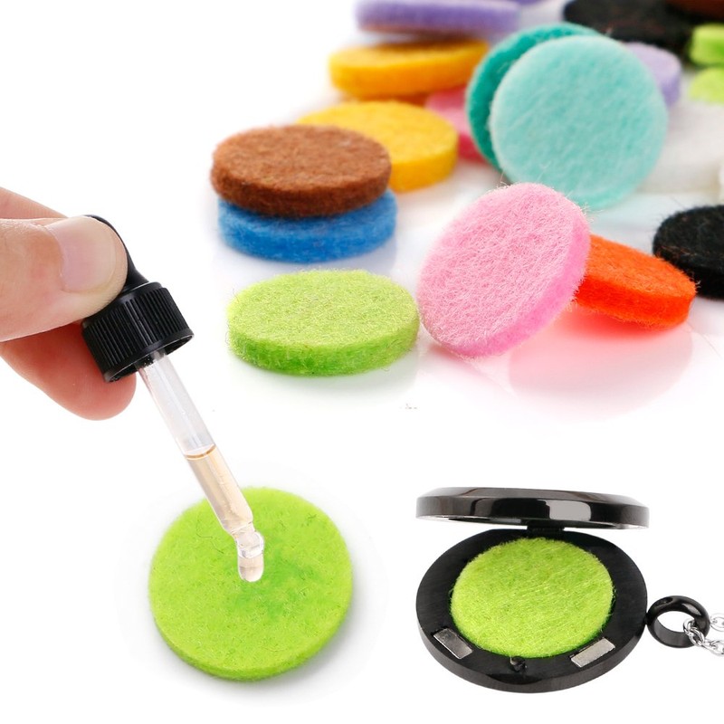 Maromalife 60 PCS Essential Oil Refill Pads, 0.67 Inch Felt