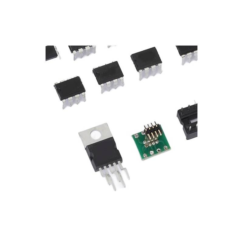 Kit de Componentes Electrónicos IC Chip 150 Uds con Opamp