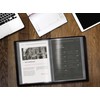24 Pocket Bound Presentation Book, Black with Clear View Front