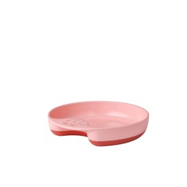 Mepal Learn to Eat Yourself - Children's Learning Plate - Toddler Learning Plate - Children's Tableware - Dishwasher Safe & BPA Free - Deep Pink
