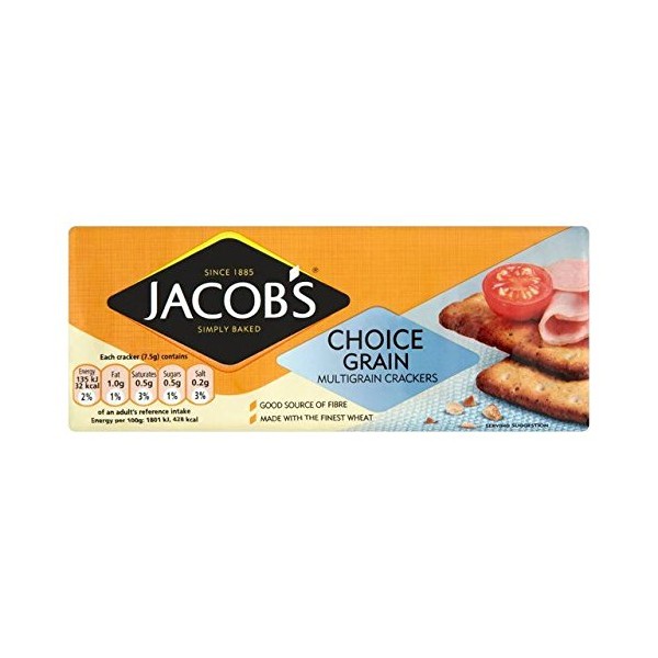 Jacob's Choice Grain Crackers 200g - Pack of 6