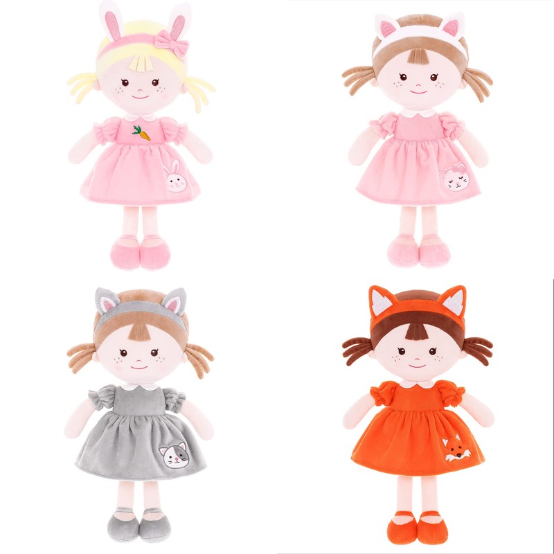 Onetoo First Baby Doll Plush Rag Doll Sleeping Cuddle Buddy