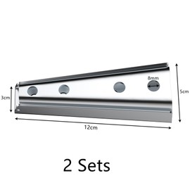 2 Sets Heavy Duty Furniture Metal Connector,Heavy Duty Interlocking Hangers Furniture Connector for Sofa, Bed, Furniture