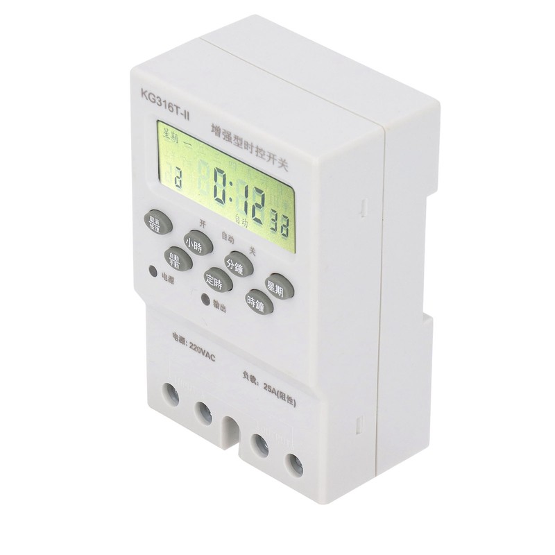 Time Control Switch Programmable Timer Controller Digital Display AC220V for