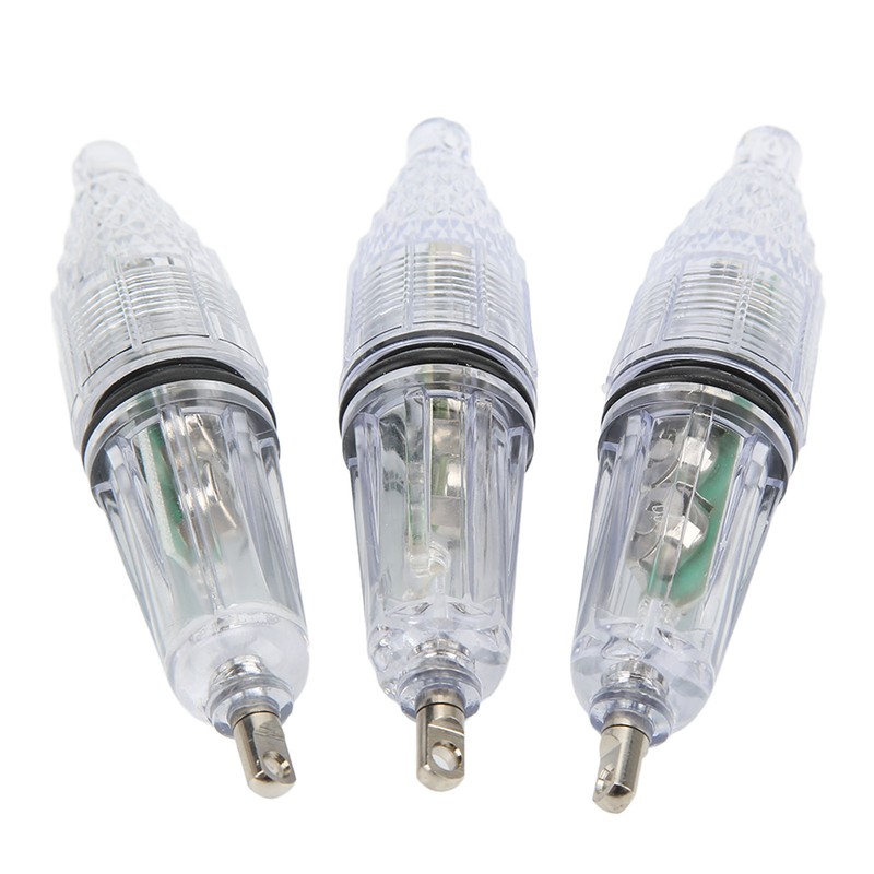 3PCS LED Underwater Fishing Light Lure Fish Bait Lure Lamp
