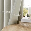 ChrisDowa 100% Blackout Greyish Beige Solid Curtains 72 Inches Long