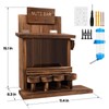 DAZUINIAO Squirrel Feeders for Outside Tree Wooden Squirrel Picnic Table