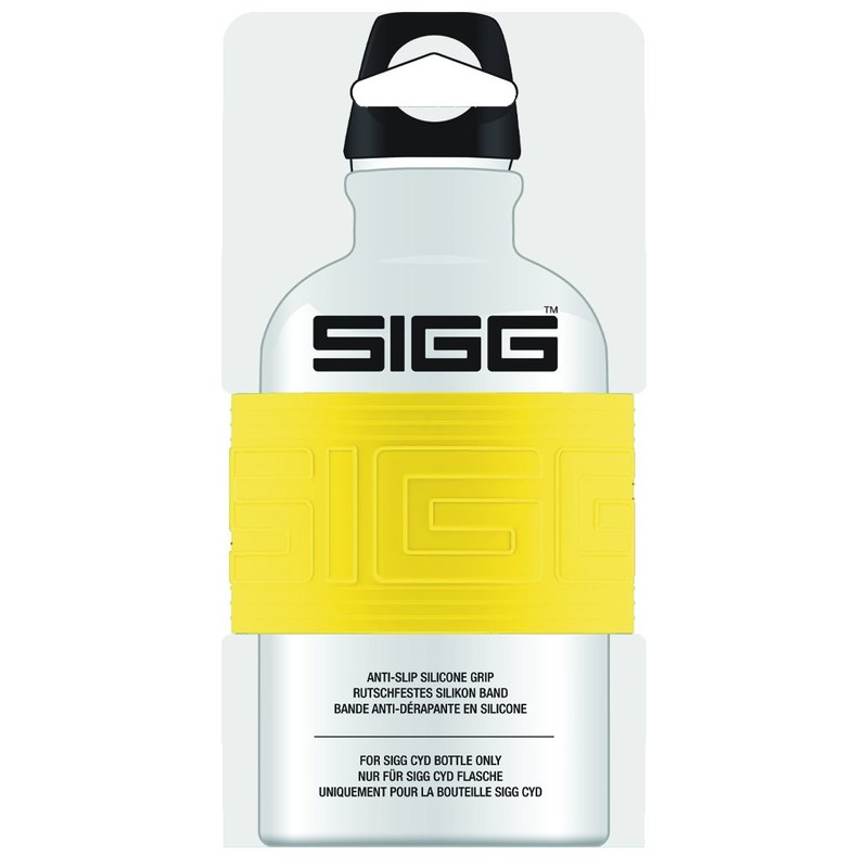 Sigg Bottle CYD with Grip Black black/yellow Size:0.6 L