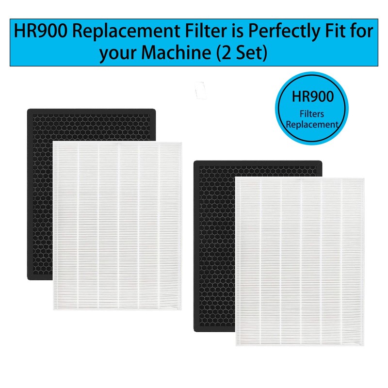 HR900 Replacement Filters Set Fit for Winix HR900 Pet Purifier
