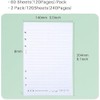 Ophayapen [2 Pack A0+A1] A5 Dot Refill Paper Compatible with