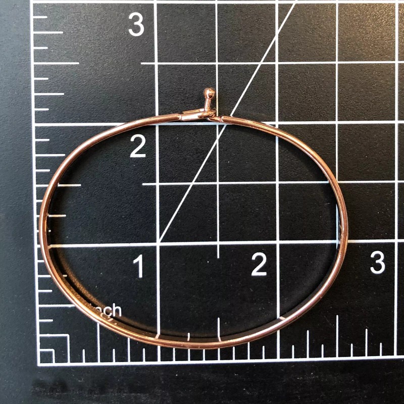 Curated Trinkets CARPE DIEM | Inspired Message Engraved Simple Bangle