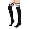 Zando Women Stripe Tube Dresses Over the Knee Thigh High