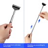 Kuvvfe 2 Pack Portable Extendable Back Scratcher, Stainless Steel Telescoping