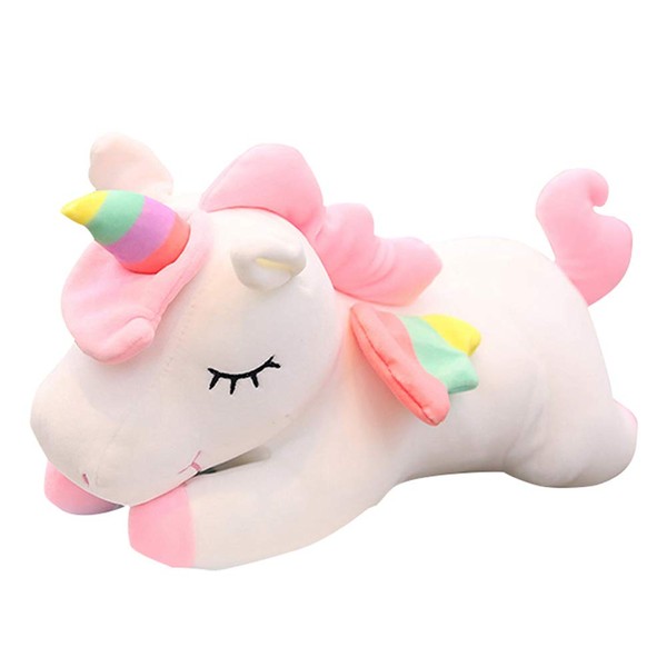 hitoshe Unicorn Stuffed Animal, Soft Unicorn Plush Hugging Pillow Toy