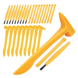 Kisangel 1 Set Dinosaur Digging Tool Set Excavation Kit for Ergonomic Design for Easy Handling Includes Digging Cutting and Cleaning Tools for Archaeological Play and Exploration