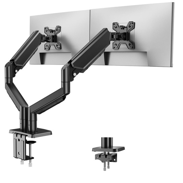 Dual Monitor Stand, Gas Spring Monitor Arm for 13 to