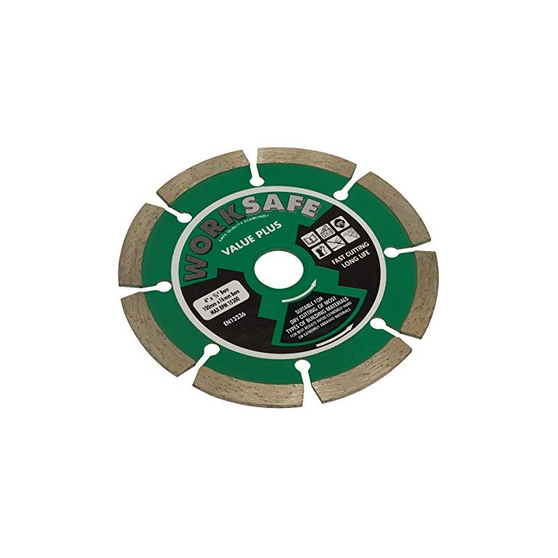 Worksafe WDVP100 Ø100 x 16mm Value Plus Diamond Blade