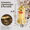 Sozen 4.3" Manual Pepper Grinder Brass – Handmade Turkish Pepper